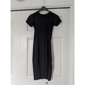Black bodycon dress